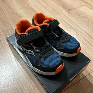 Saucony cohesion 14 in child size 10.5. Brand new never worn.